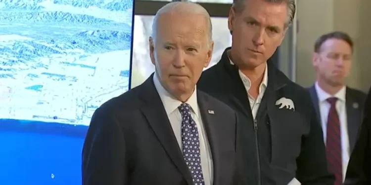 Biden celebrates great-granddaughter, takes no questions at California wildfire briefing with Newsom