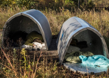 “Iglou” Emergency Shelters Keep Unhoused People Warm Amid Freezing Temps