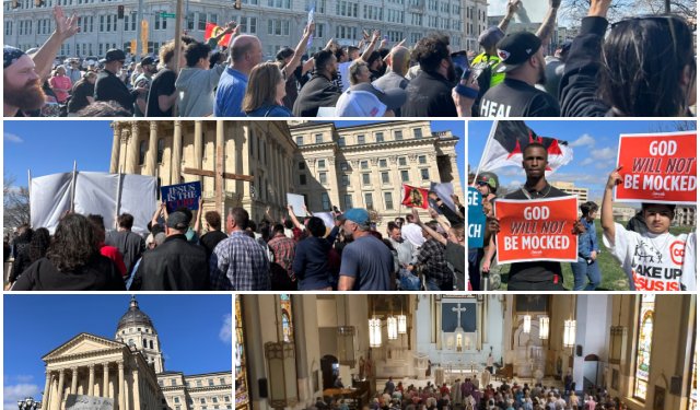 Exclusive — Tommy Valentine: Thousands of Christians Counter Satanist ‘Black Mass’ at the Kansas State Capitol