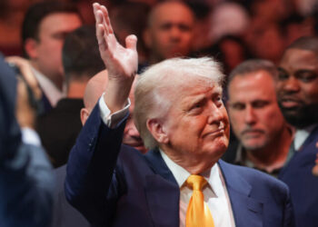 Donald Trump’s Entrance to Star-Studded UFC 314 Brings House Down