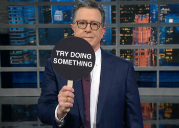 Stephen Colbert Begs the ‘Deep State’ to Stop Trump: ‘We’re F**king Dying’