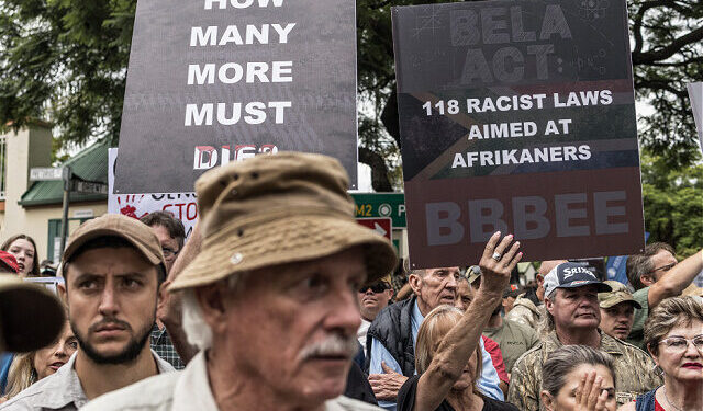 Trump Rips Reporters for Refusing to Write About ‘Genocide’ in South Africa