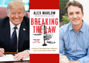 Exclusive—Donald Trump Endorses Breitbart EIC Marlow’s Forthcoming ‘Breaking the Law’ as a ‘Must Read,’ Issues Grave Warning on Lawfare
