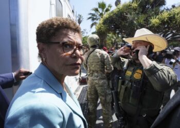 L.A. Mayor Karen Bass Ditches Palisades Fire Anniversary for Anti-ICE Protest