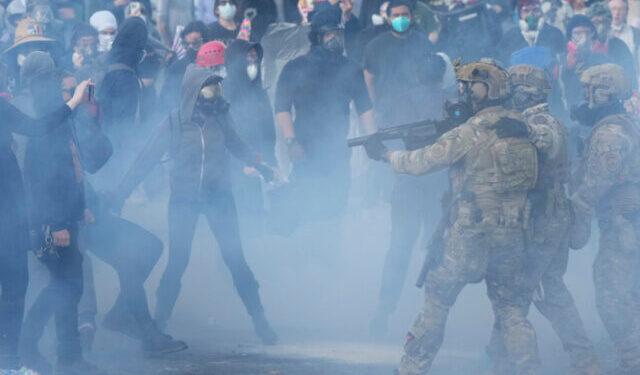 Anti-Trump ICE Protests in Portland Erupt in Chaos