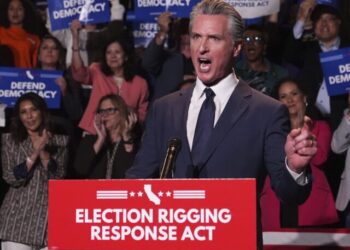 Angry Gavin Newsom Files FOIA Request on Border Patrol Raid Outside His Rally to Eliminate Republican Seats