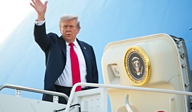 Trump Embarks for Historic Meeting with Putin in Alaska