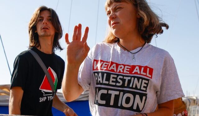Greta Thunberg Gaza Flotilla Forced to Return to Port Amid Poor Weather Hours After Setting Off