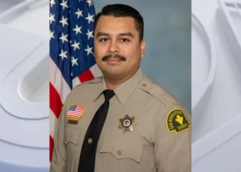 Motorcyclist who allegedly shot deputy crashes into car during San Bernardino County police chase