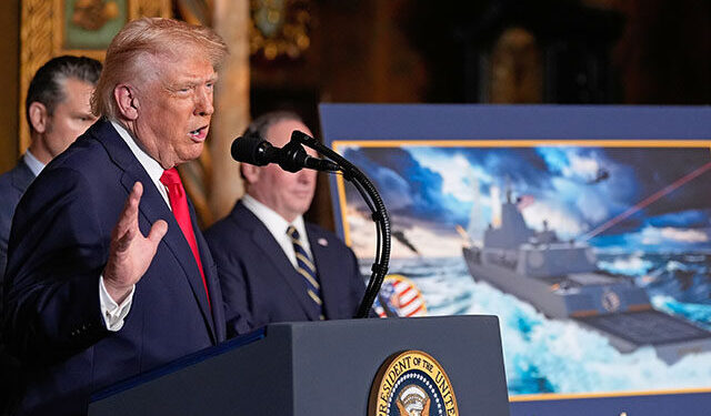 Trump Announces U.S. Building World’s Largest Battleships for ‘Golden Fleet’