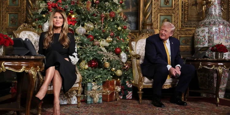 Watch: Donald Trump Takes Calls from Families Tracking Santa, Servicemembers