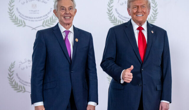 Trump Taps Former British PM Tony Blair for Key Role in Gaza