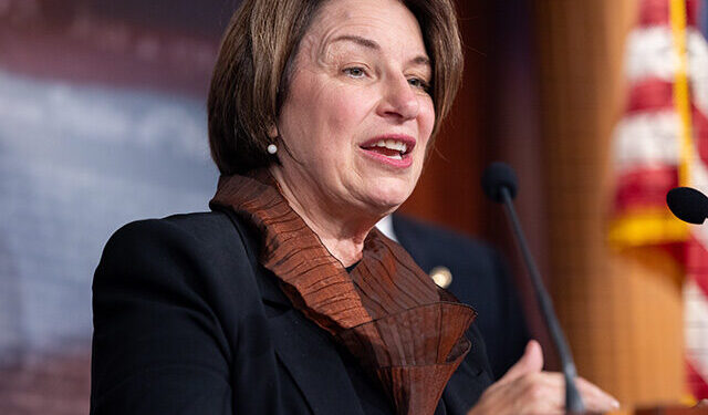 Corrupt Amy Klobuchar Mulls Campaign to Replace Walz as Governor of Minnesota